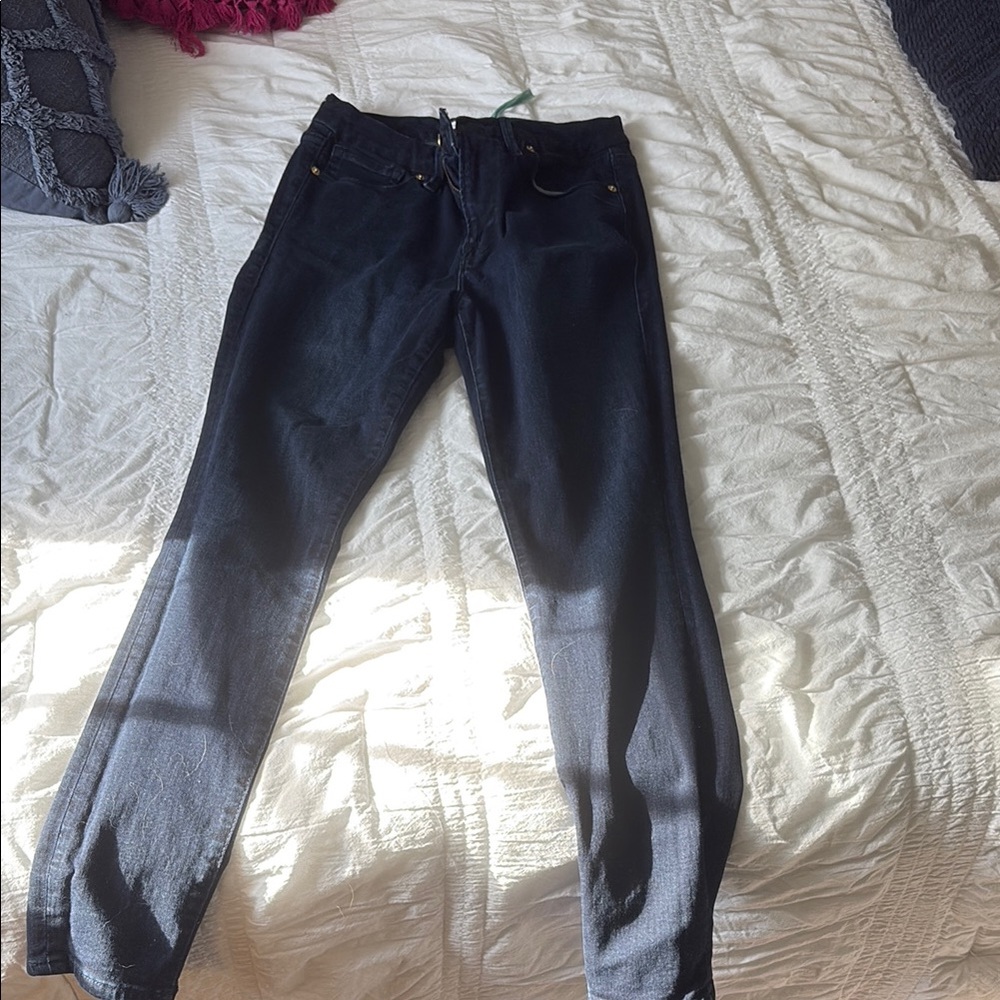 Good American skinny jeans 29 dark wash
